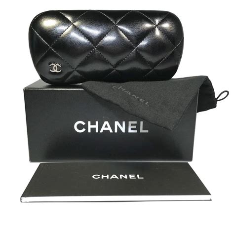 black quilted chanel case sunglasses|Eyewear .